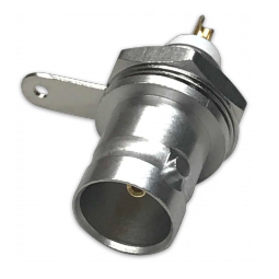 BNC - Front Mount Bulkhead Jack With Solder Cup Termination(75 Ohm)