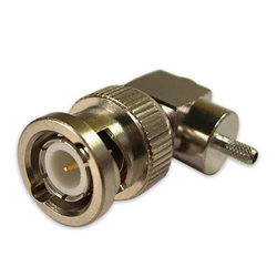 BNC - Right Angle Plug Crimp Cable RG179 (75 Ohm)