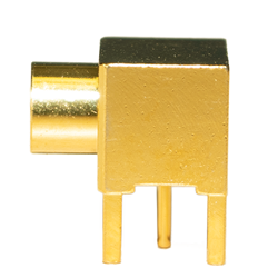 MCX - Right Angle Jack PCB w/Solder Through Hole (75 Ohm) - Image 2