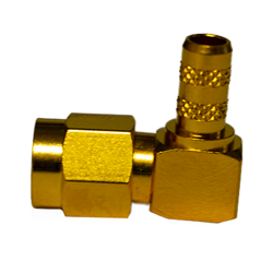 SMA - Right Angle Reverse Polarity Plug Crimp Cable RG-58 - Image 2