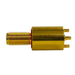 SMA - Straight Jack Solder Post Bulkhead PCB Through Hole, X10 - Image 2
