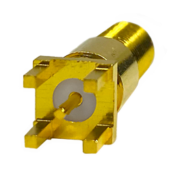 SMA - Straight Jack Solder Post Bulkhead PCB Through Hole - Image 3