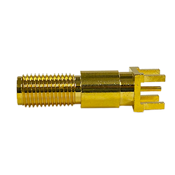 SMA - Straight Jack Solder Post Bulkhead PCB Through Hole - Image 2