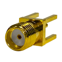 SMA - Straight Jack Solder Post Thru-hole, X1