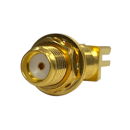 SMA - Straight Jack PCB Solder Post End Launch Long - 40mil