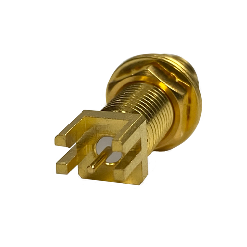 SMA - Straight Jack PCB Solder Post End Launch Long - 40mil - Image 3