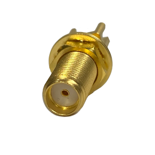 SMA - Straight Jack PCB Solder Post End Launch Long