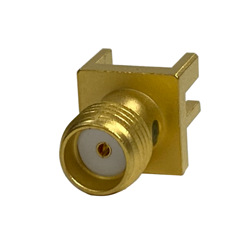 SMA - Straight Jack PCB Solder Post End Launch Polypropylene Short