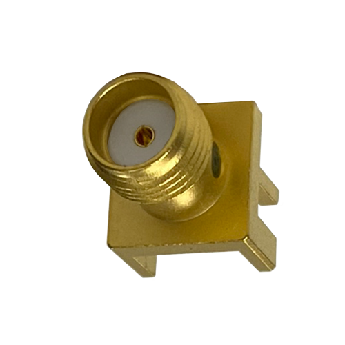 SMA - Straight Jack PCB Solder Post End Launch Polypropylene Short