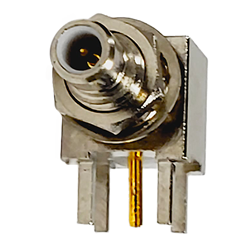 SMB - Right Angle Jack PCB Solder Post Thru-hole