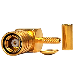 SMB - Right Angle Plug Crimp Cable RG-178
