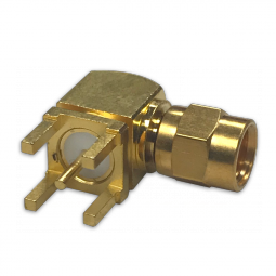 SMC - Right Angle Plug PCB Solder Post Thru-Hole