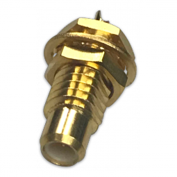 SMC - Straight Jack Solder Cup Bulkhead Rear Mount