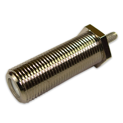 F - Straight Jack Crimp Rear mount Bulkhead RG179