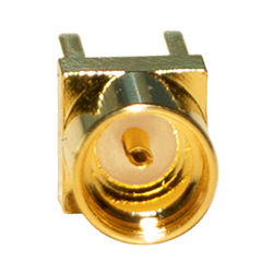 MMCX - Straight Jack PCB w/Solder Through Hole