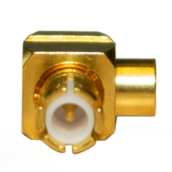 MCX - Right Angle Plug Semi-Rigid Cable .086