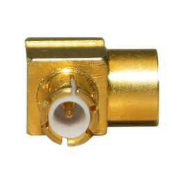MCX - Right Angle Plug Semi-Rigid Cable .141