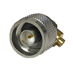 N - Right Angle Plug 0.141 Semi-Rigid Cable