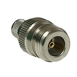 Female N Series, Straight, Cable Crimp , Cable, Nickel, Teflon, 50 Ohm, I400