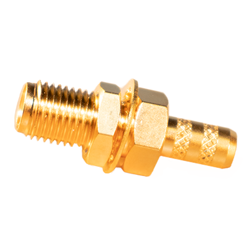 SMA - Straight Jack Crimp Bulkhead RG58 - Image 2