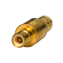 Female SMB Series, Straight, Cable Crimp, Cable, Gold, Teflon