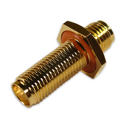 SMA Adapter - Straight Bulkhead Jack to Jack