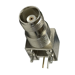 TNC - Right Angle Jack PCB Solder Post Through Hole
