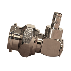 TNC - Right Angle Reverse Polarity Plug Cable Crimp RG58 - Image 2