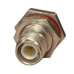 TNC - Straight Reverse Polarity Jack Crimp Bulkhead RG58